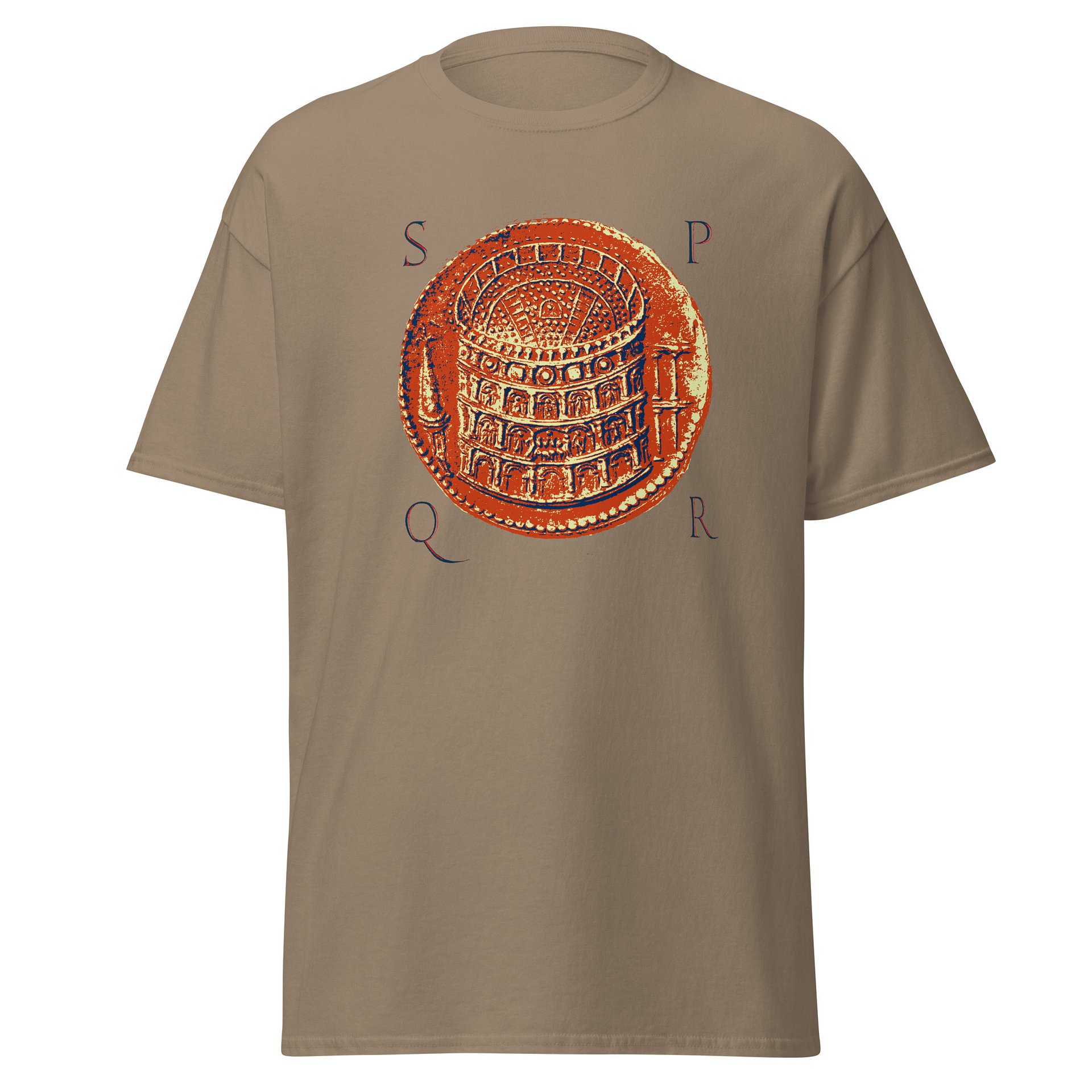 Colosseum Coin Ancient Rome SPQR T-shirt product image (7)