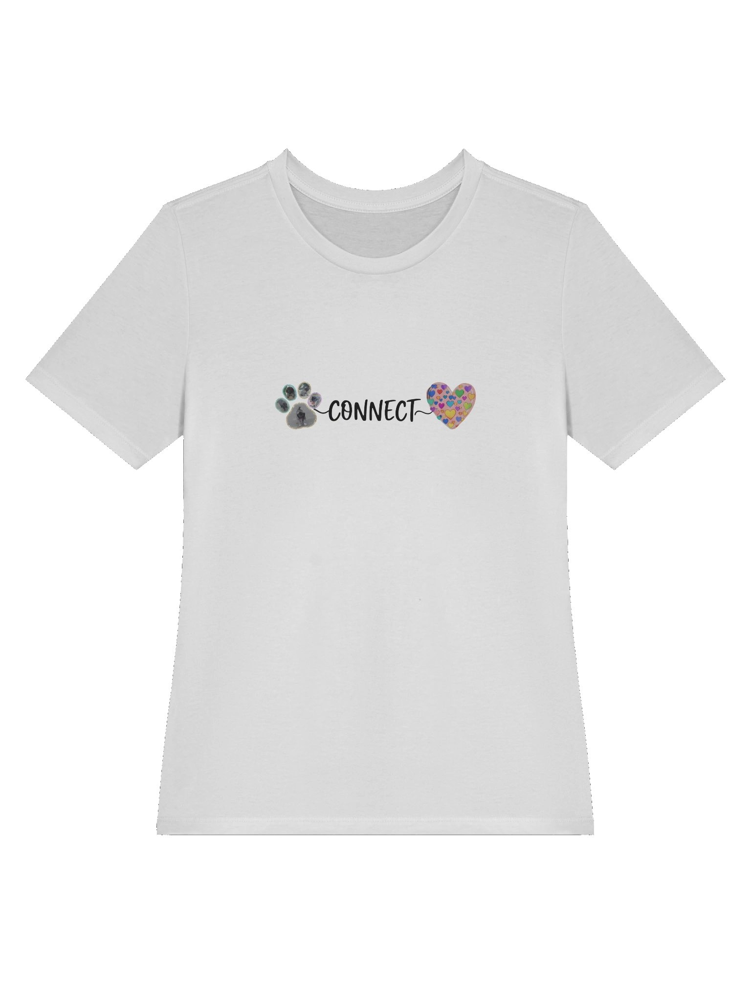 Paws Connect Hearts | Women's Dog Tee product image (4)