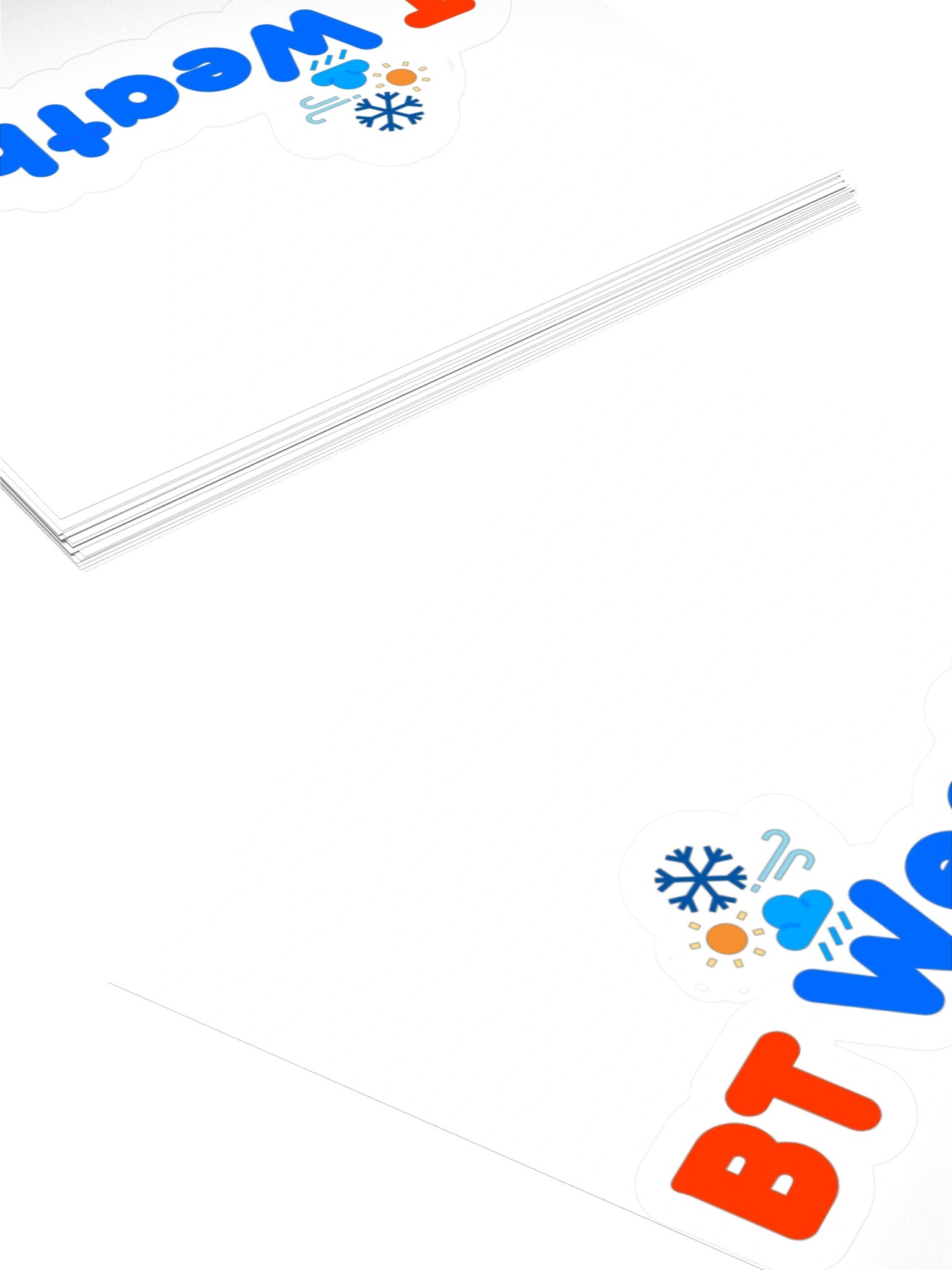 BT Weather Kiss Cut Sticker product image (12)