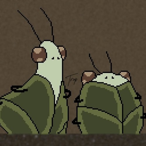 Day 30 of Hollow Knight art prompts

Prompt Courier 

Art of a Tipp and Pill

#HKAM26 #hollowkight #pixelart #fanart