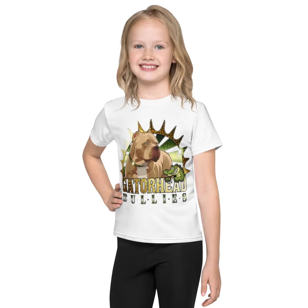 White GatorHead Bullies Kid T-shirt product image (1)