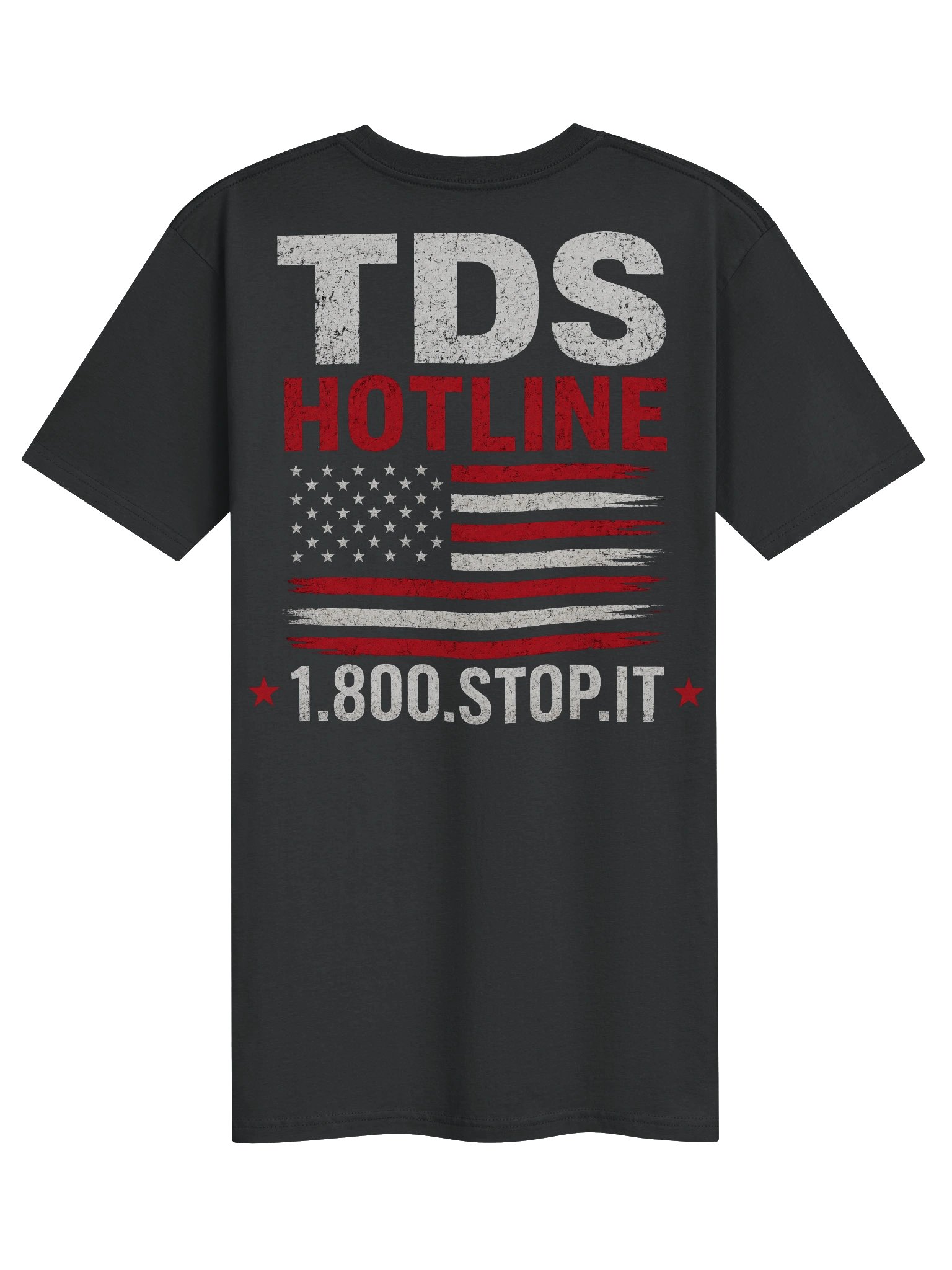 TDS Hotline T-Shirt | Patriotic Humor Graphic Tee product image (2)