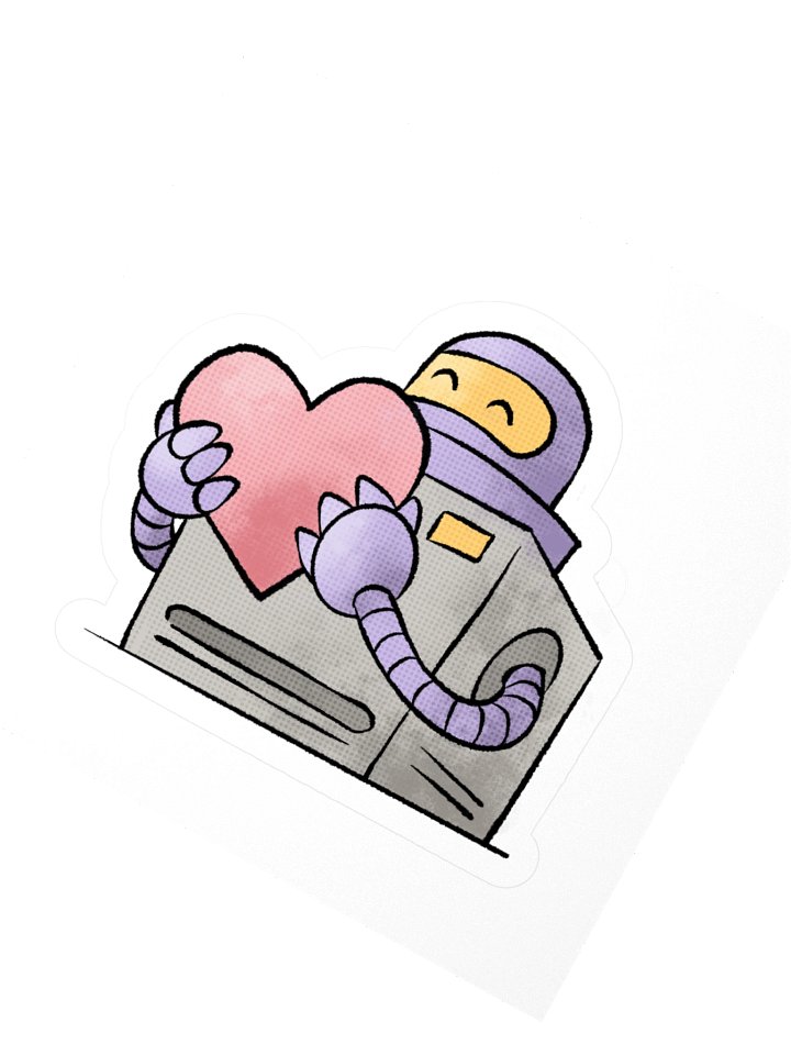 Robot sticker product image (2)