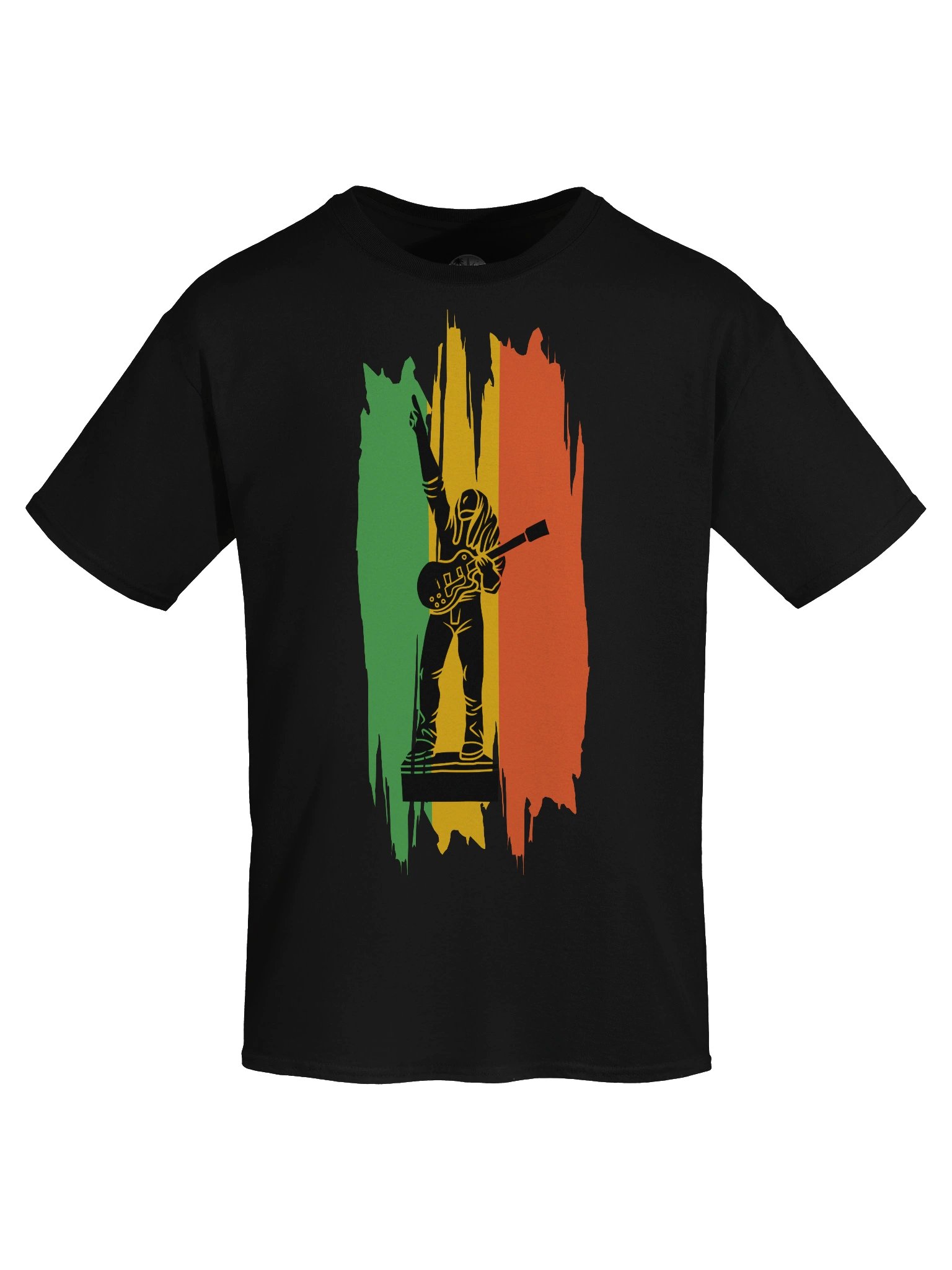 Rasta Guitarist Silhouette Graphic Tee product image (5)