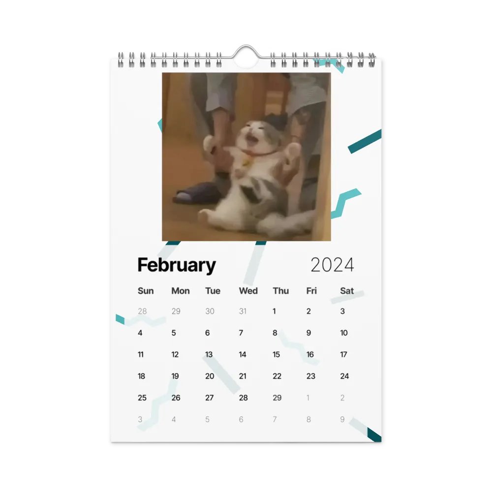 Wall Calendar (2024): Meme Cats product image (7)