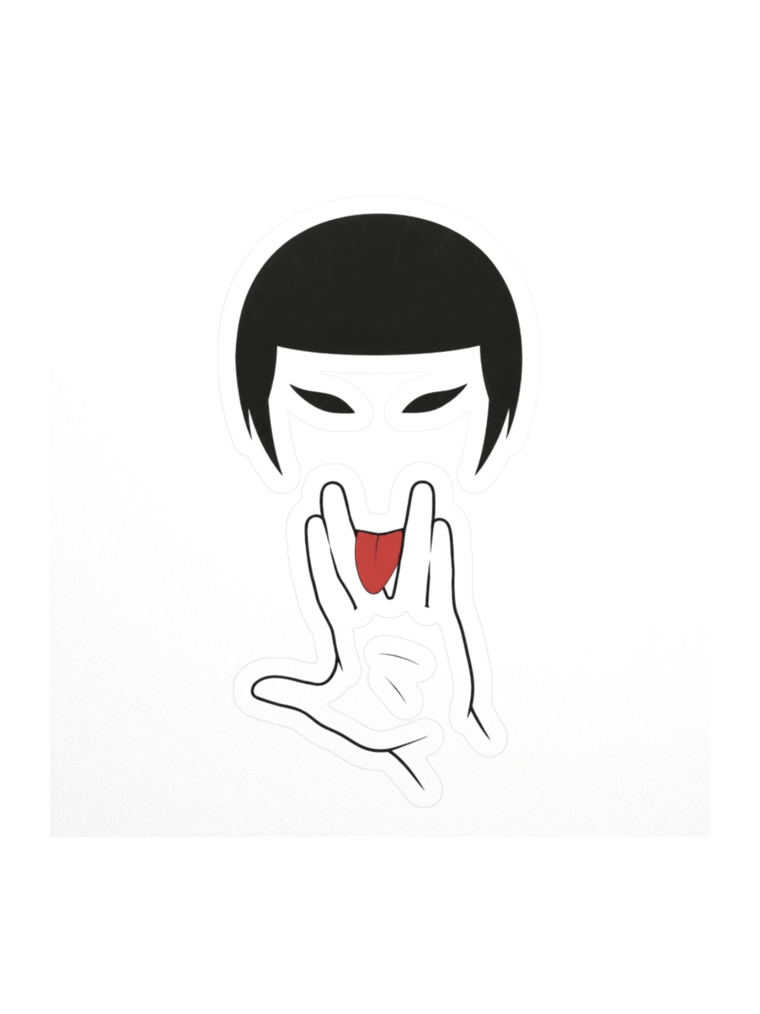 TONGUE IN PEACE - Sticker product image (1)