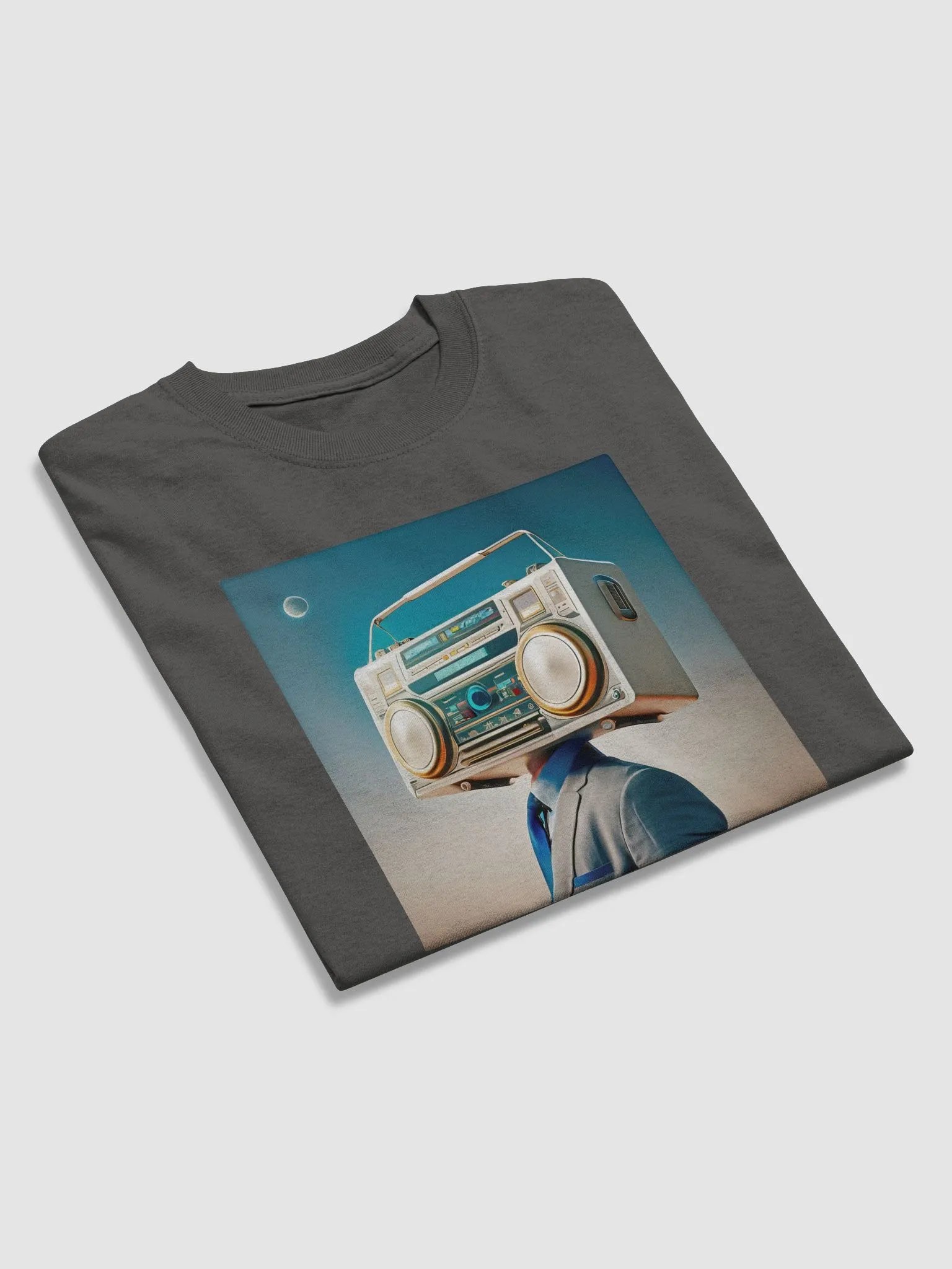 Boom Box Man Heavyweight T-shirt product image (33)