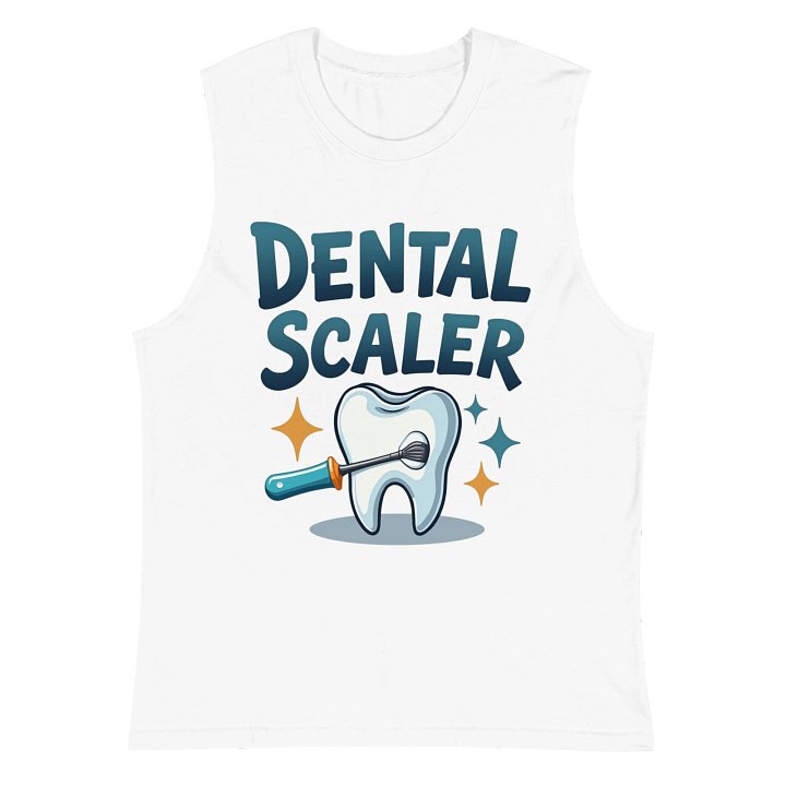 Sparkling Dental Scaler Muscle Tank product image (2)