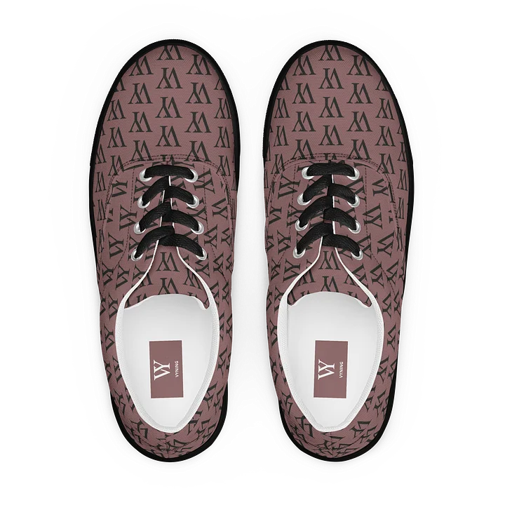 BROWN VYNING Men's Lace-Up Canvas Sneakers product image (1)