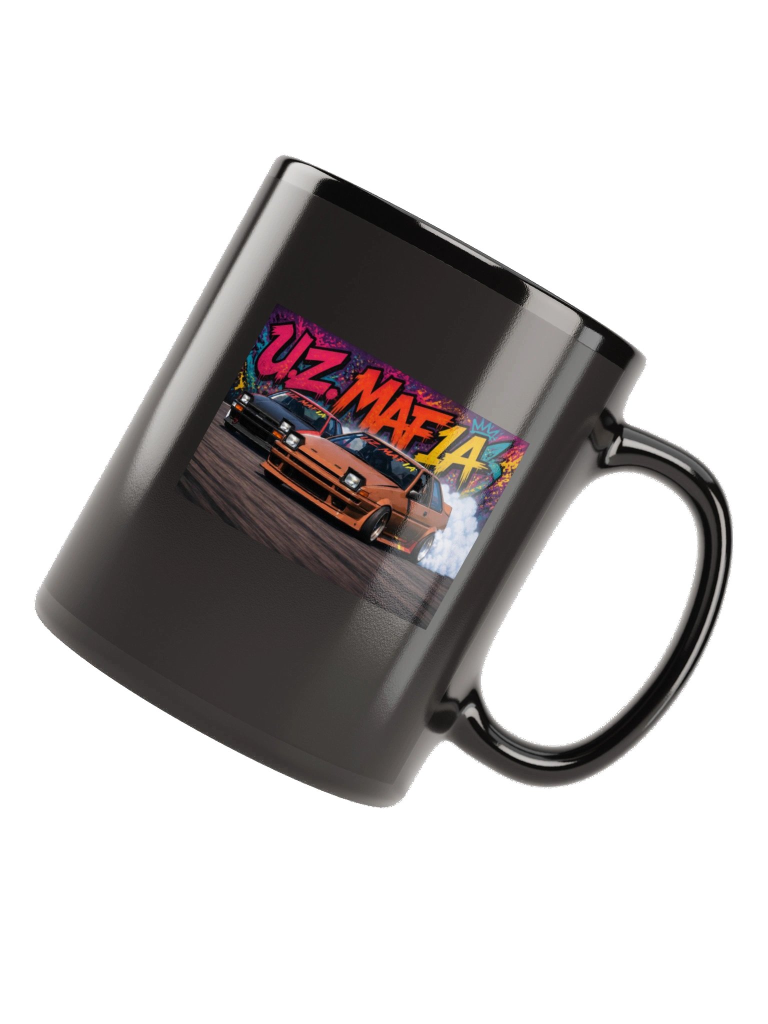UZ Mafia Graffiti Black Coffee Cup product image (12)