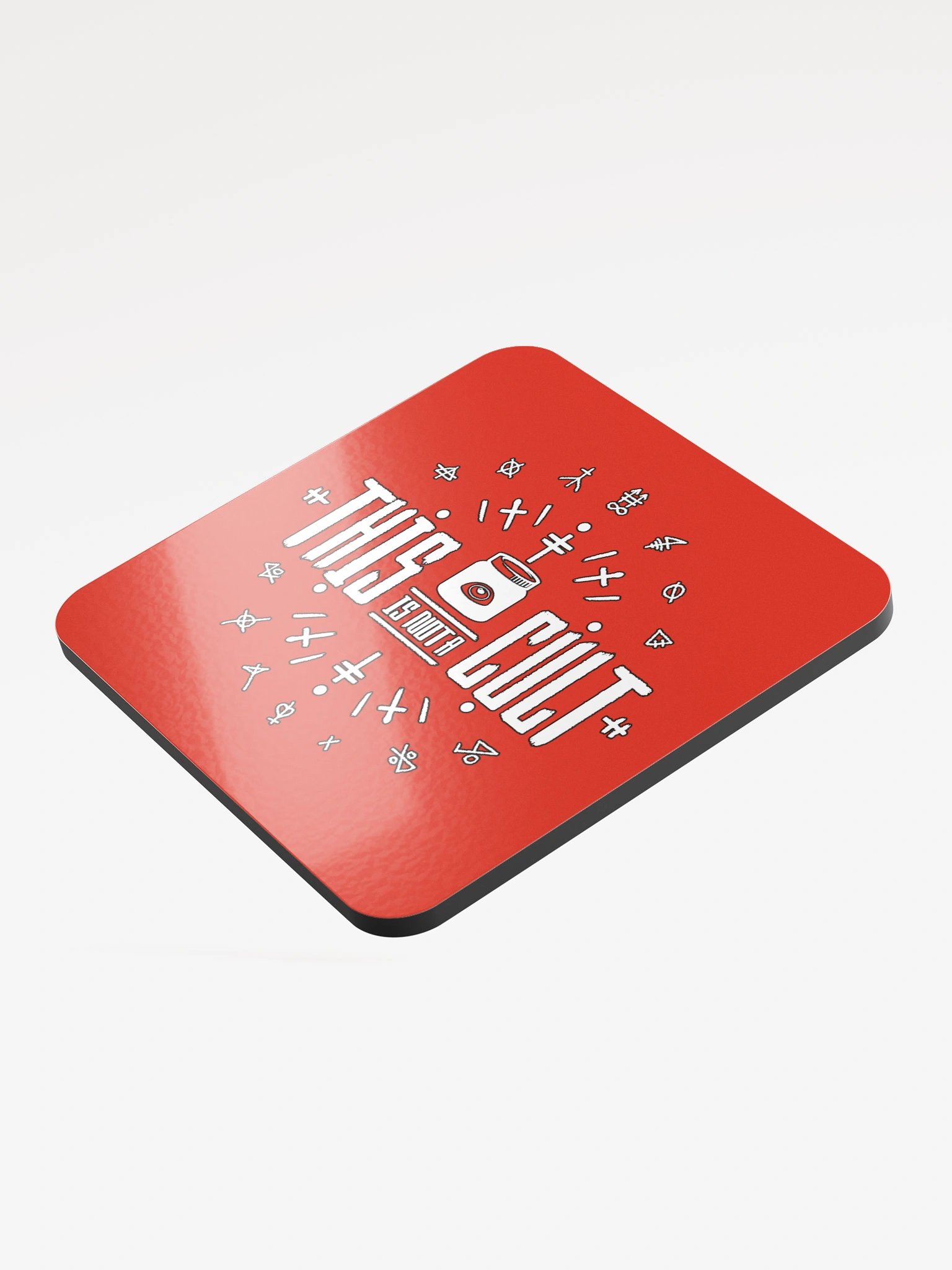 This Is Not a Cult - Glossed Cork Coaster product image (3)