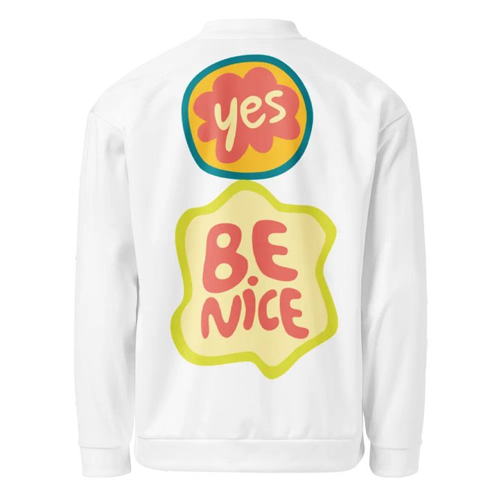 Wavy Vibes All-Over Print Bomber Jacket product image (2)