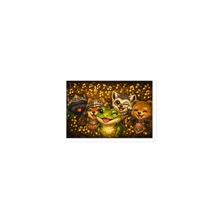 Kingdoms court faces 2 Die-Cut Magnets product image (1)