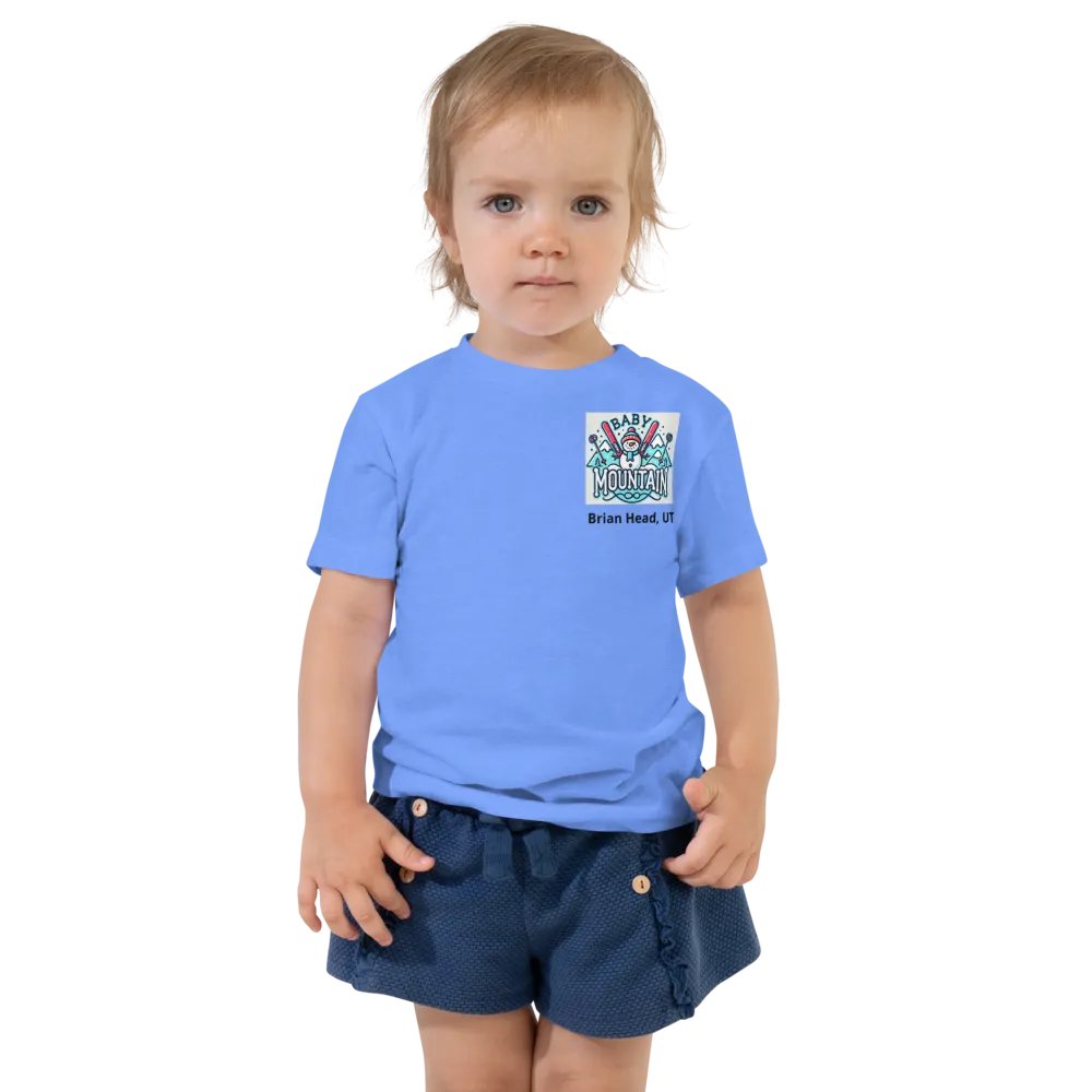 Snowman Ski Adventure Toddler T-Shirt - Brian Head, UT product image (1)