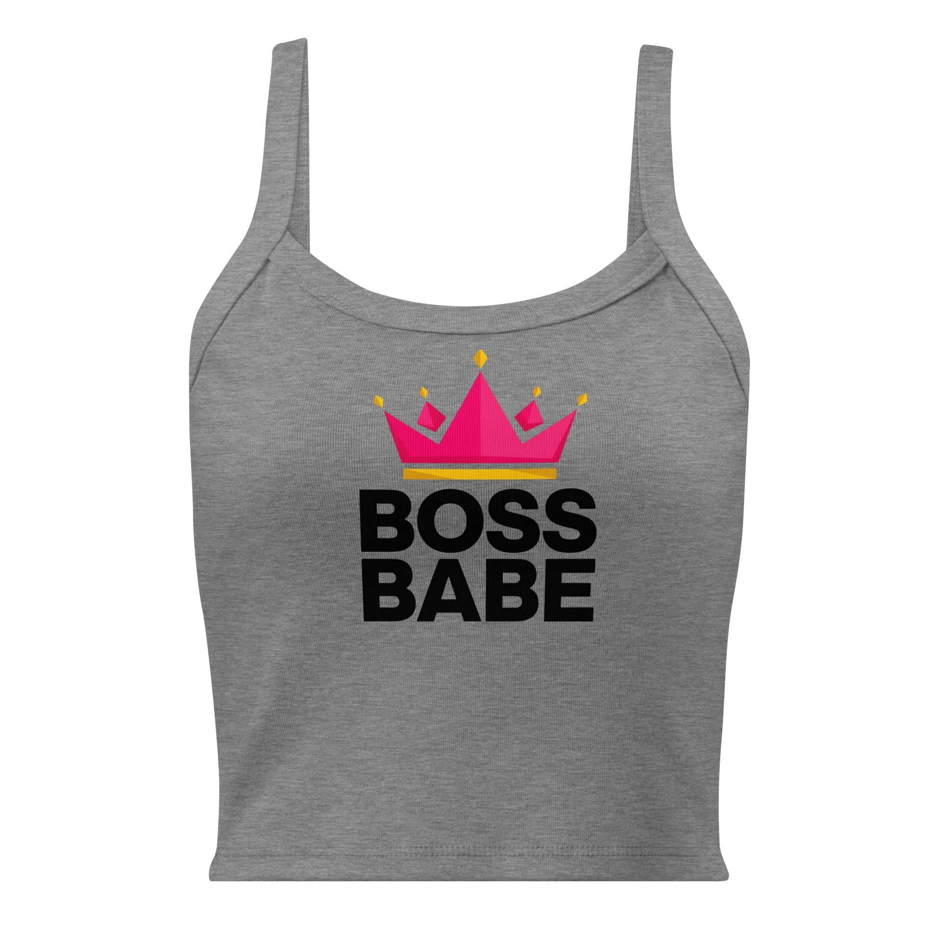 Boss Babe Micro-Rib Tank Top product image (1)