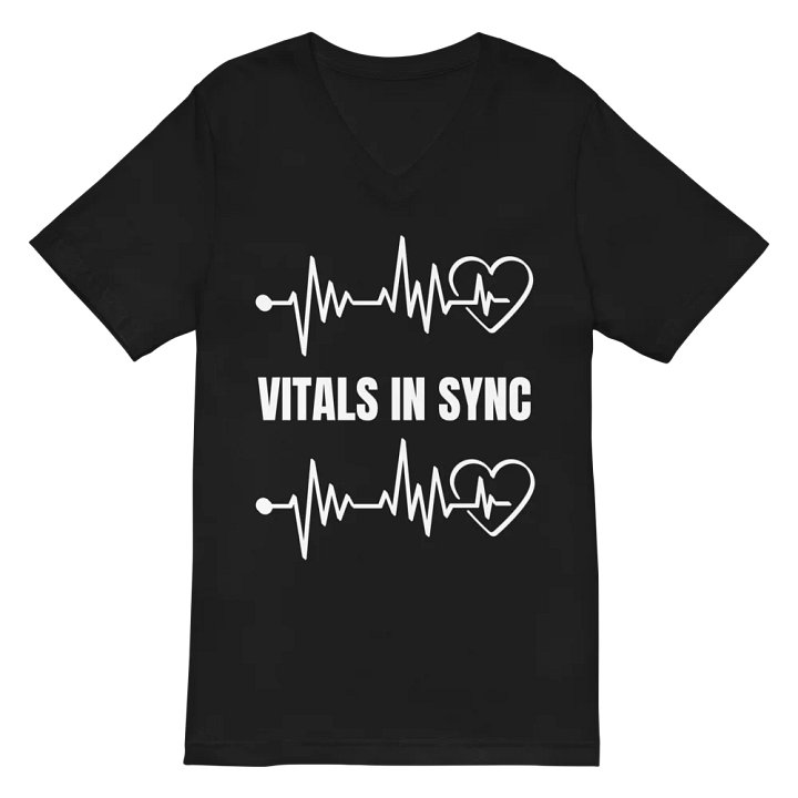 Heartbeat Elegance V-Neck Tee product image (2)