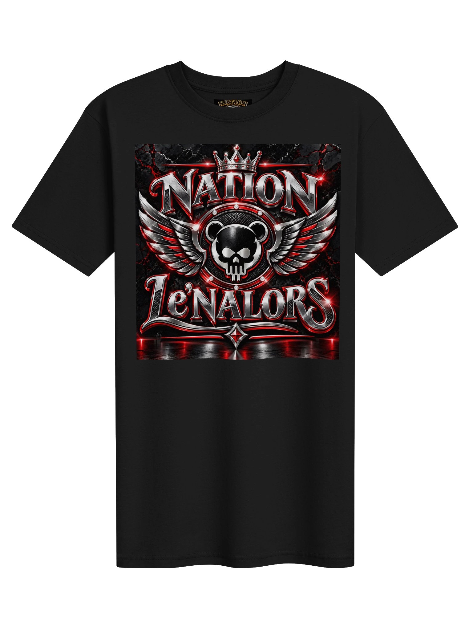Nation Le'Nalors Skull Wing Crown Tee product image (1)