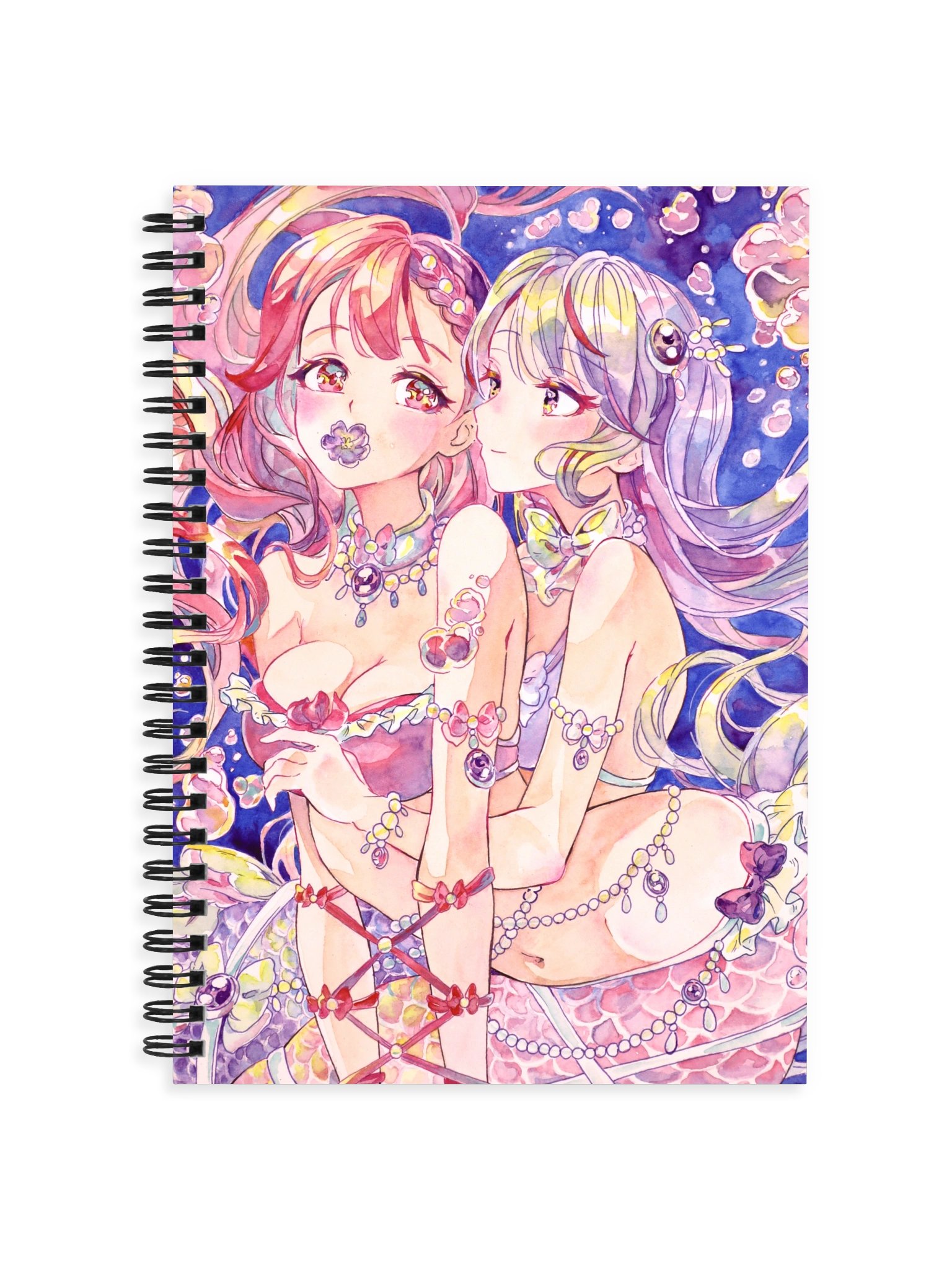 Mermaid Love Graph Paper Notebook product image (1)