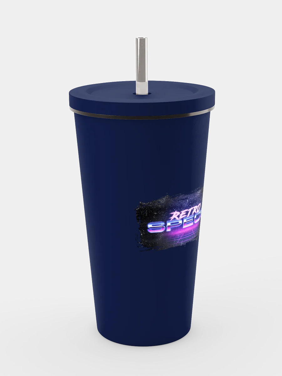 RETRO SPECS: nsulated Tumbler with a Straw product image (4)