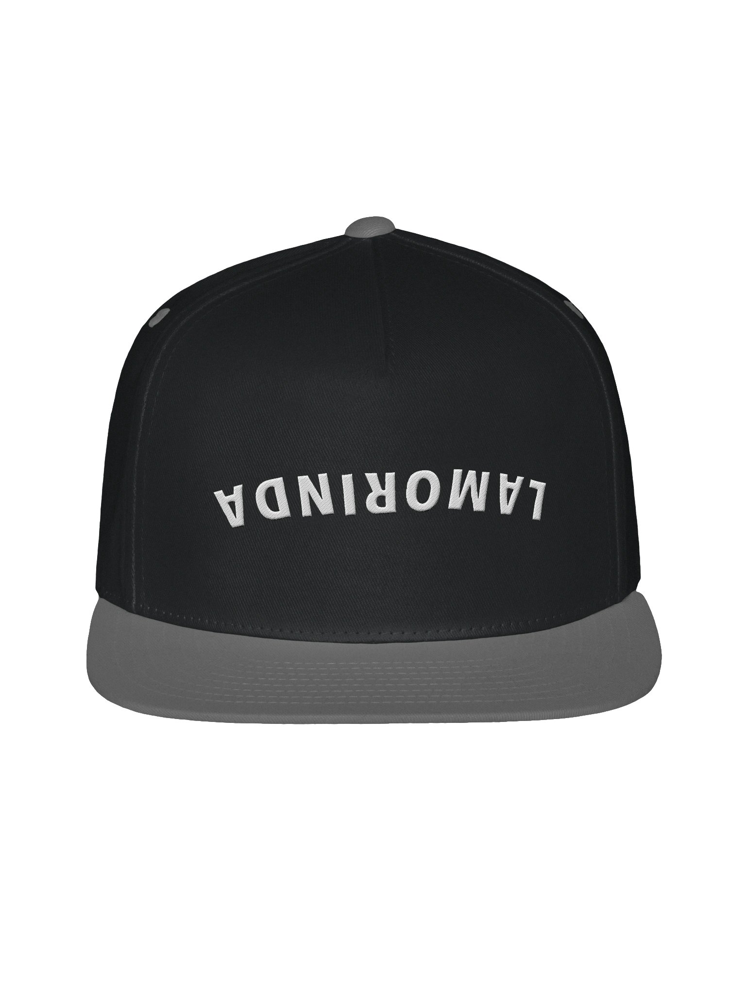 Upside Down Lamorinda Embroidered Snapback | Dark product image (1)