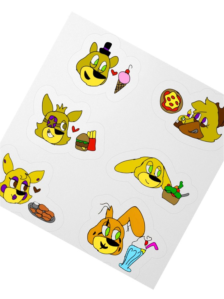The Spring Crew Fav Foods Kiss Cut Stickers Set product image (2)