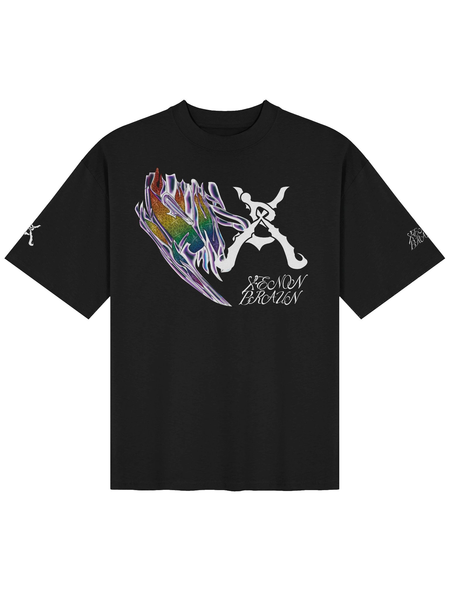 Xenon Braun Colour Spectrum Piece Black Tee product image (1)