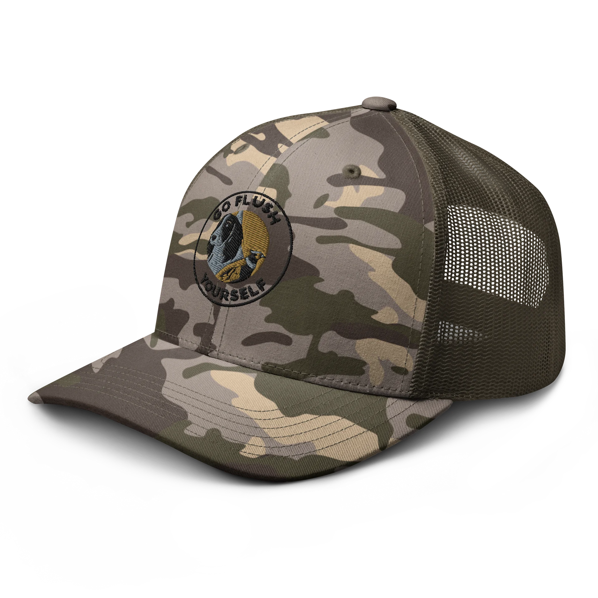 Go Flush Yourself Camo Hat product image (4)