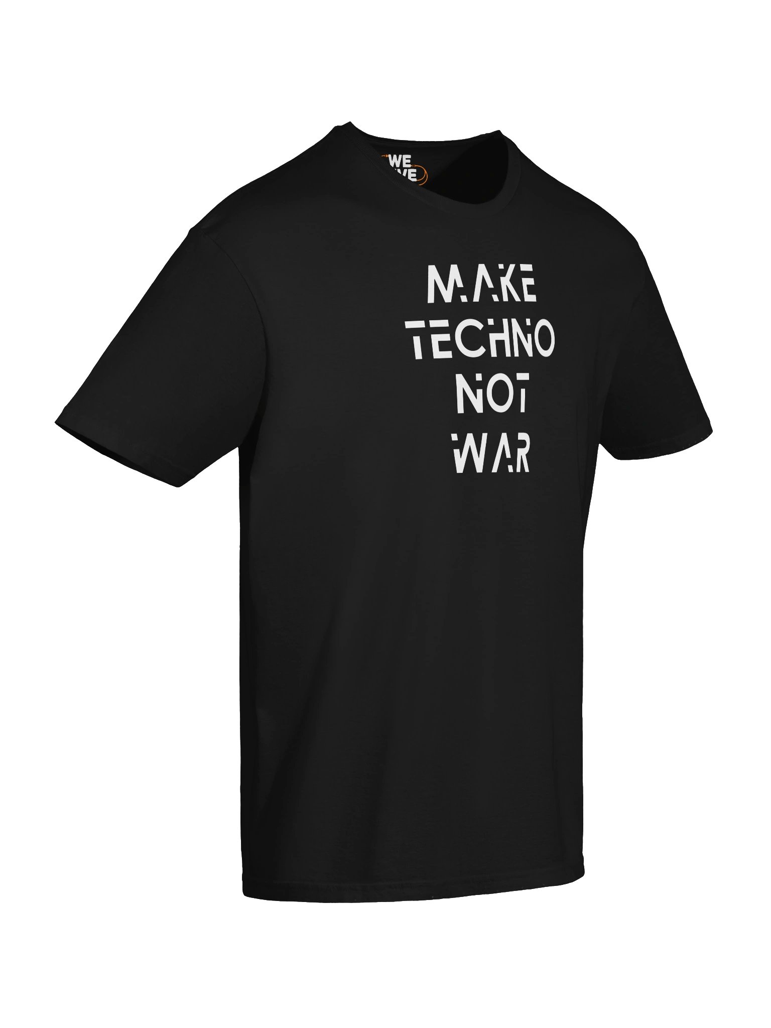 Make Techno Not War White Logo Unisex T-shirt product image (2)