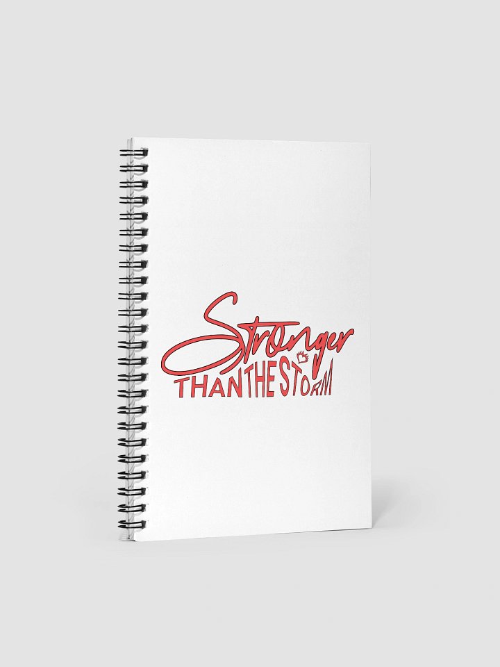 Stronger Than The Storm Spiral Notebook product image (2)