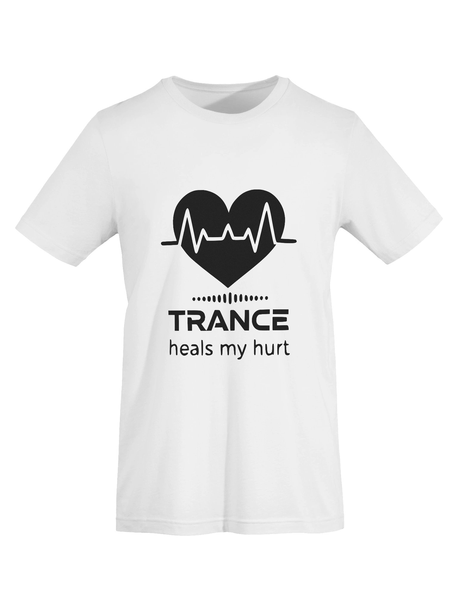 Trance heals my hurt color Black Logo product image (7)