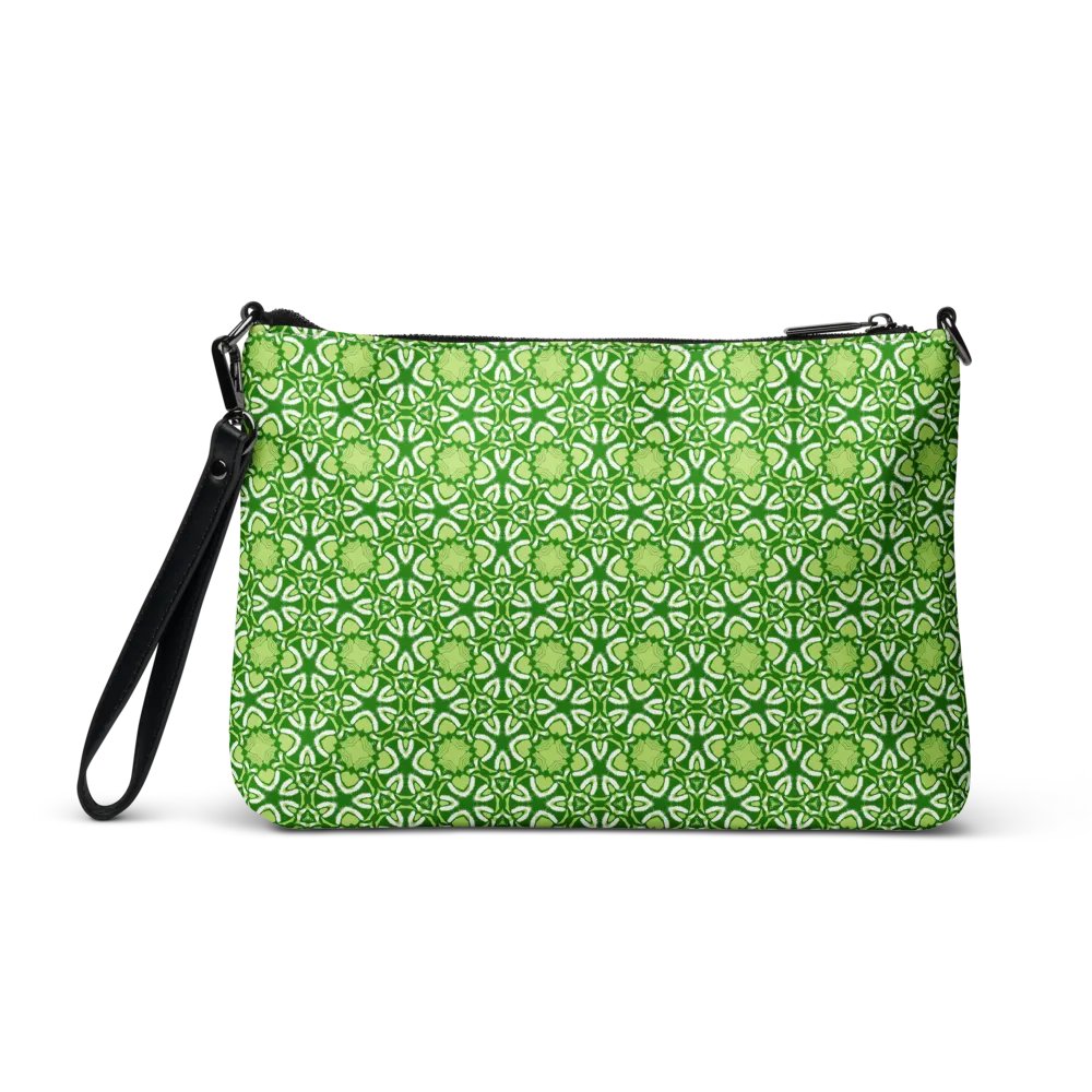 Symmetrical Green Floral Crossbody Bag product image (5)
