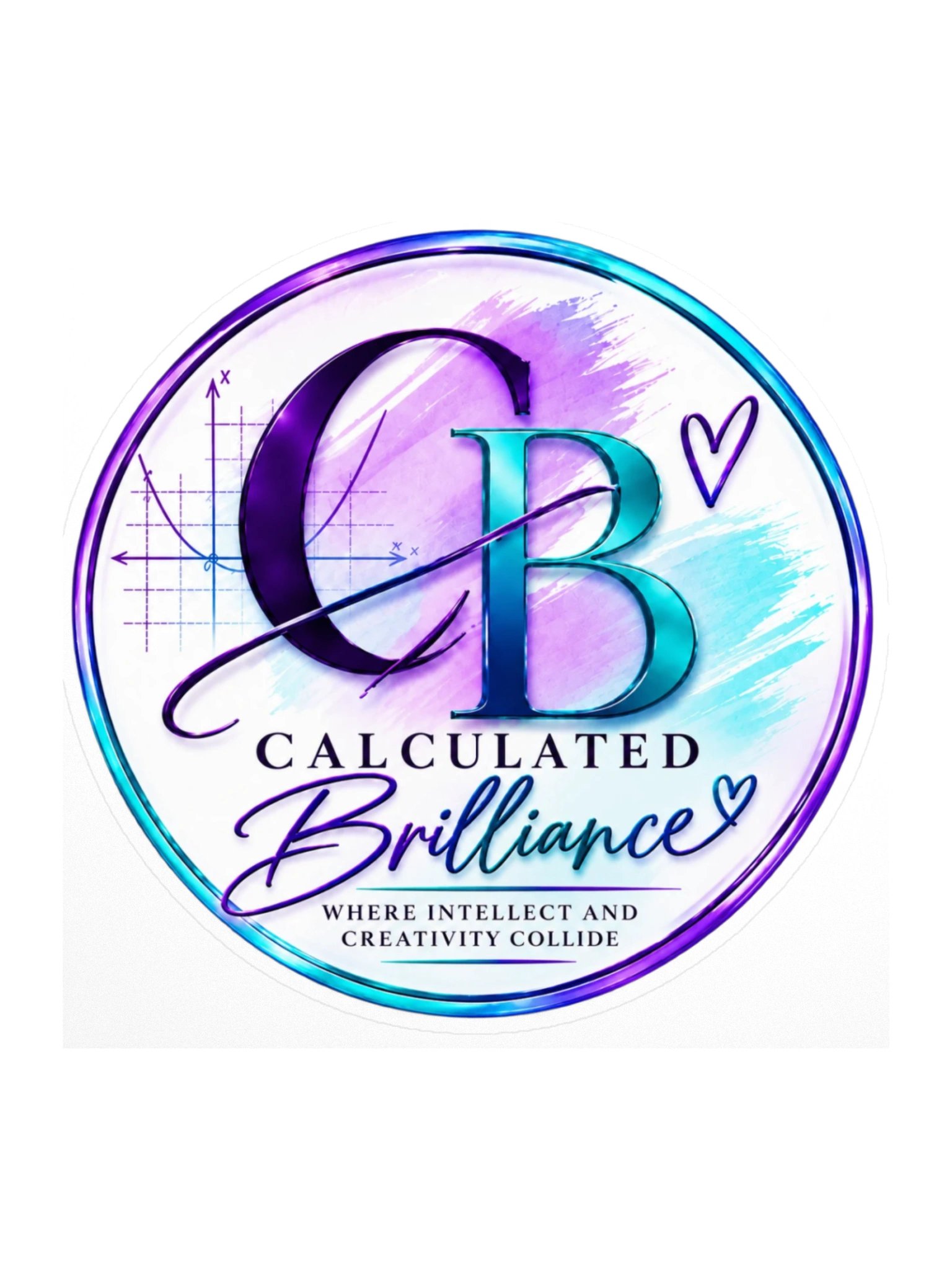 CB Signature Logo Sticker 4"x4" product image (1)