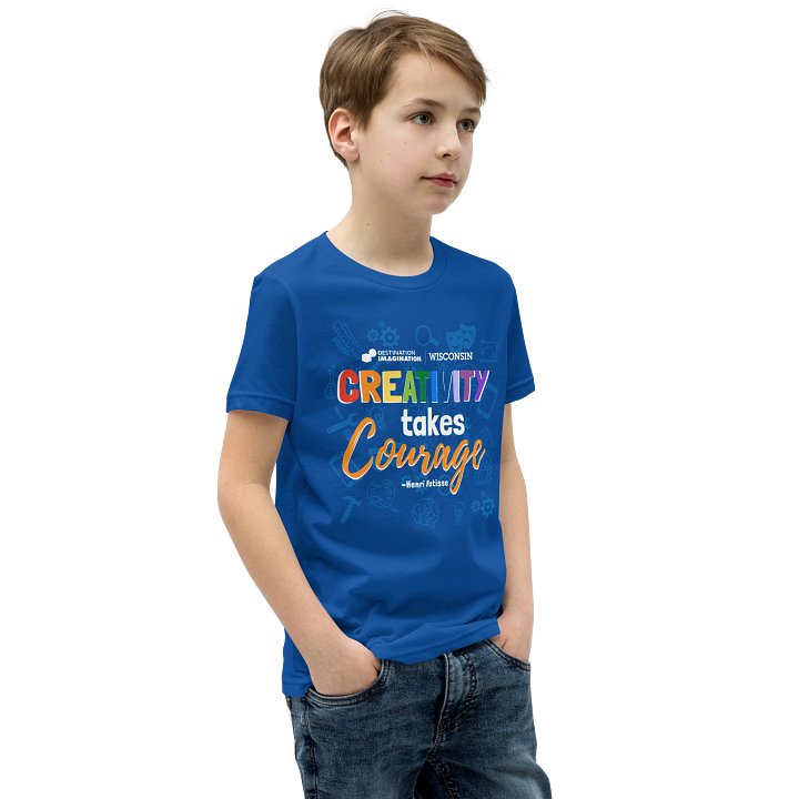 Courageous Creativity Youth T-Shirt product image (2)