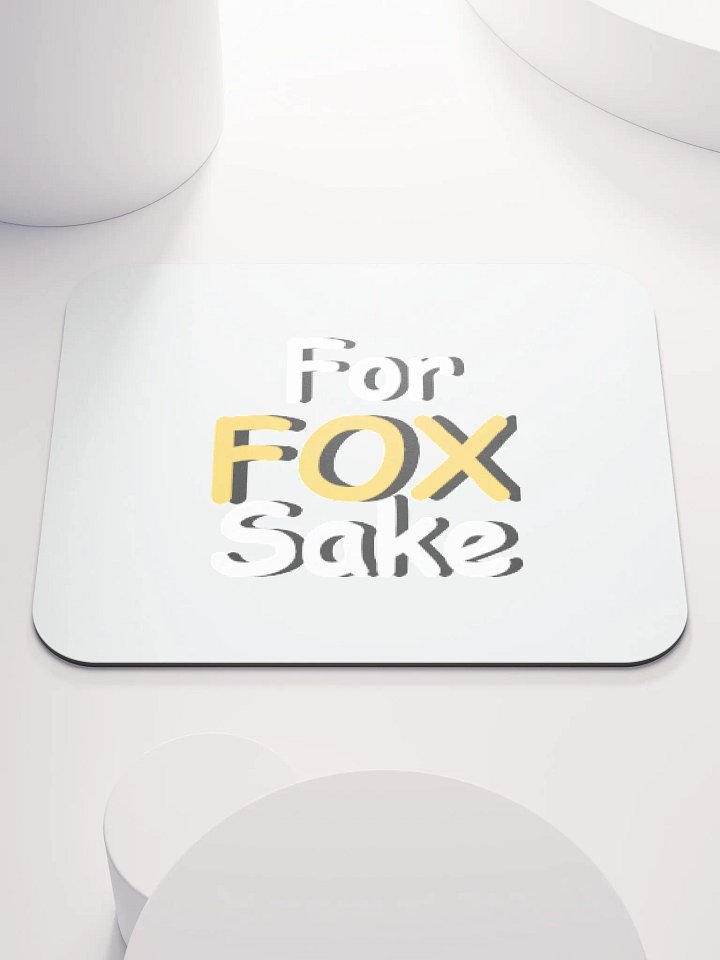 For Fox Sake Mouse Pad product image (1)