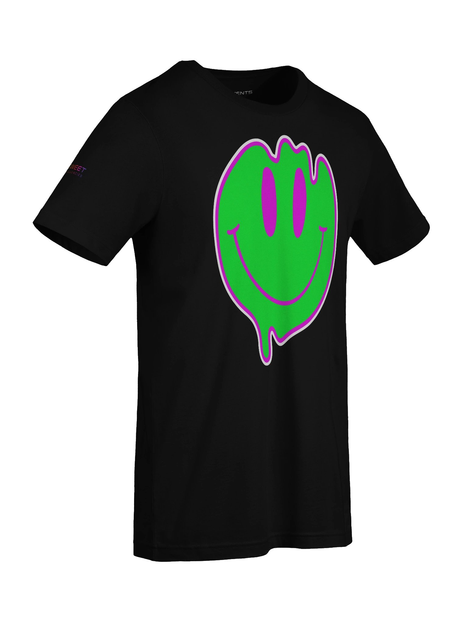Neon Melt Smiley Soft Cotton Tee product image (9)