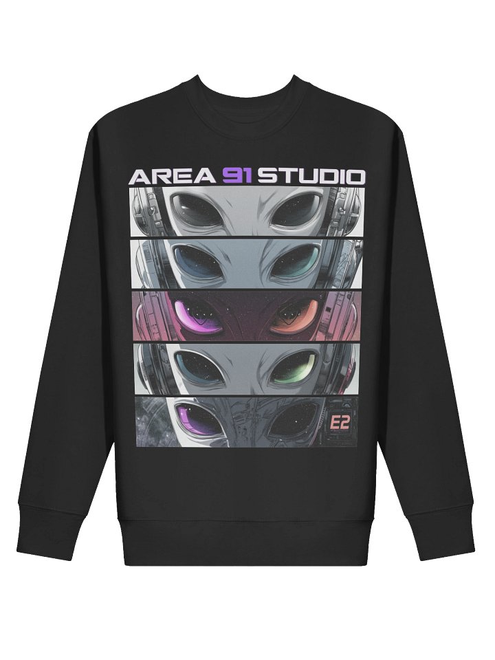 e² AREA 91 STUDIO 5 Panel Anime Alien Sweatshirt product image (12)
