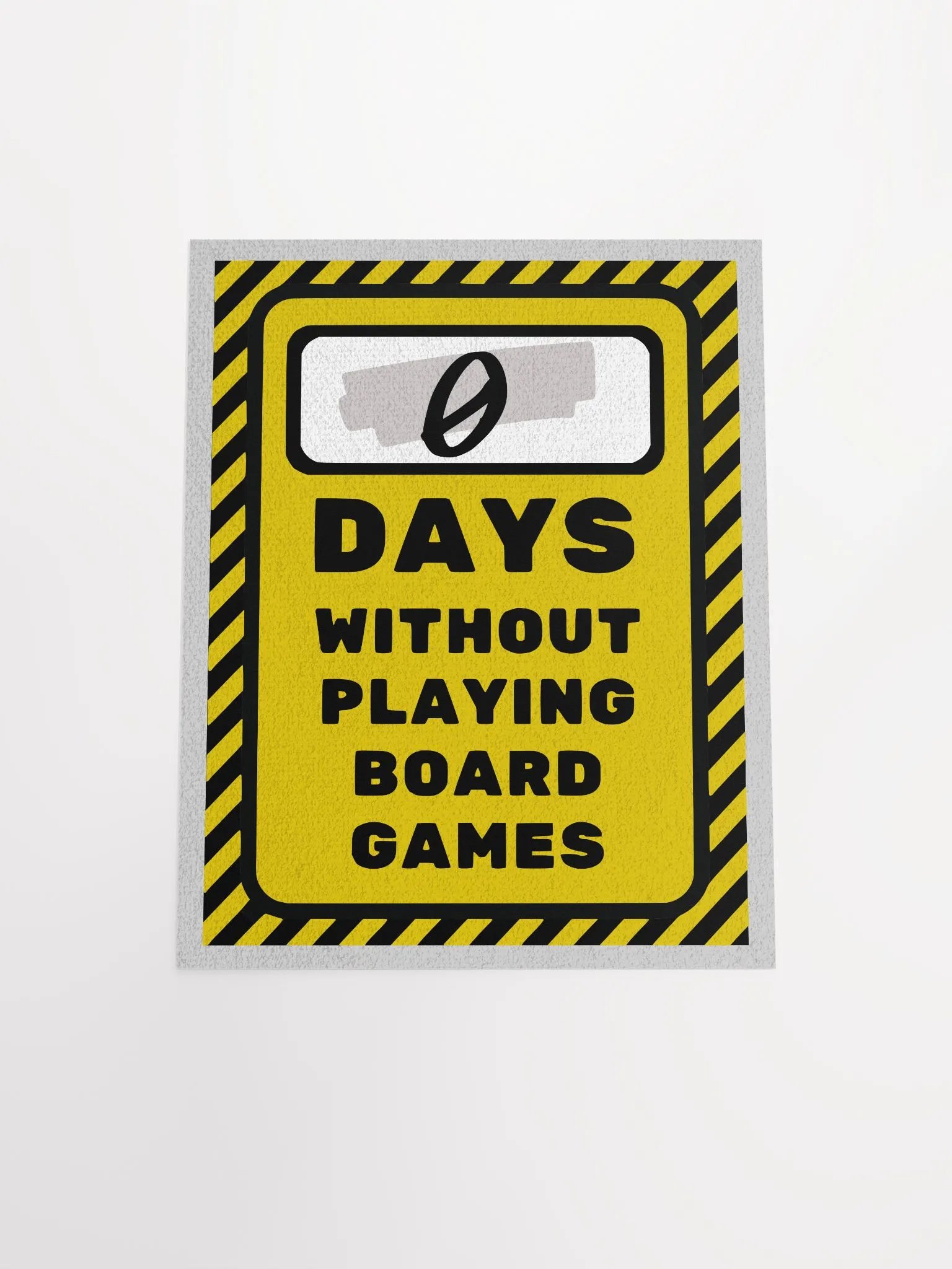 Workplace Accident Sign Board Game Room Poster - 11