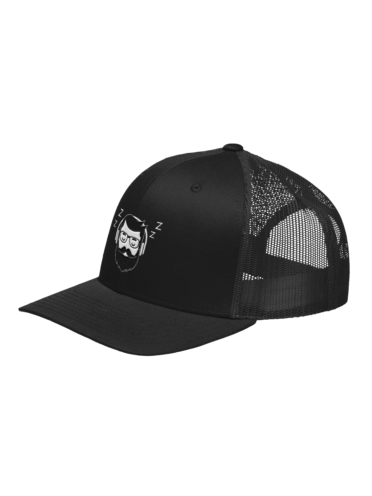 Lofi Cody Trucker Hat (BLACK EDITION) product image (2)