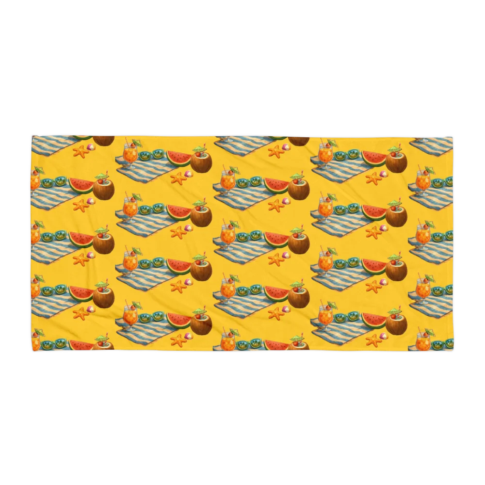 cat brigade summer Towel product image (1)