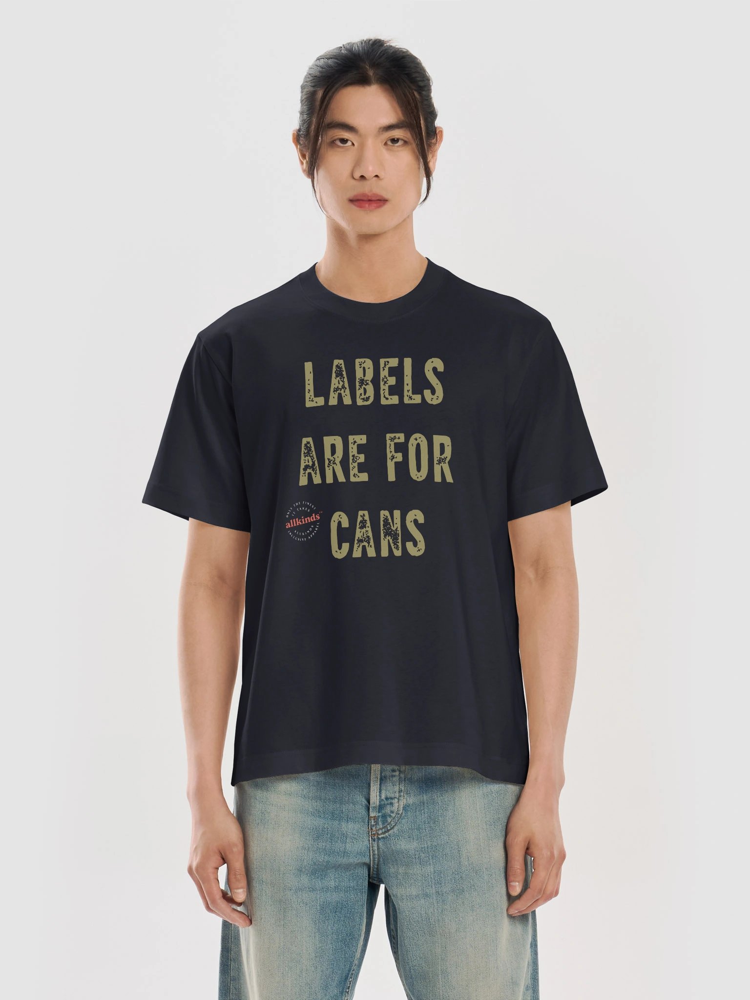 the 'labels' tee | single hit | dark product image (2)