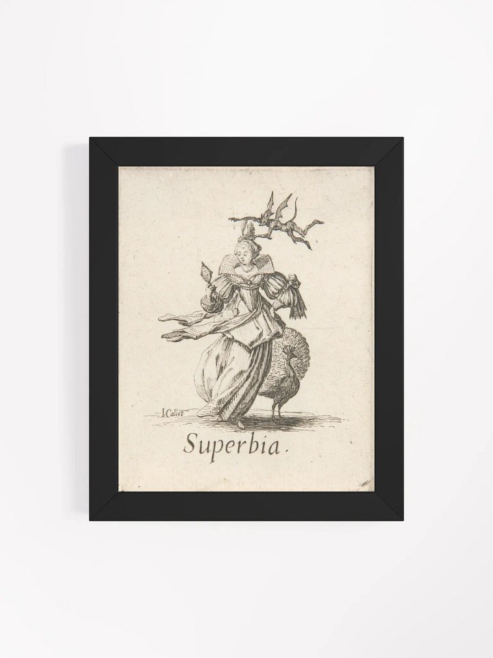 Deadly Sin: Pride ❖ Framed Print product image (1)