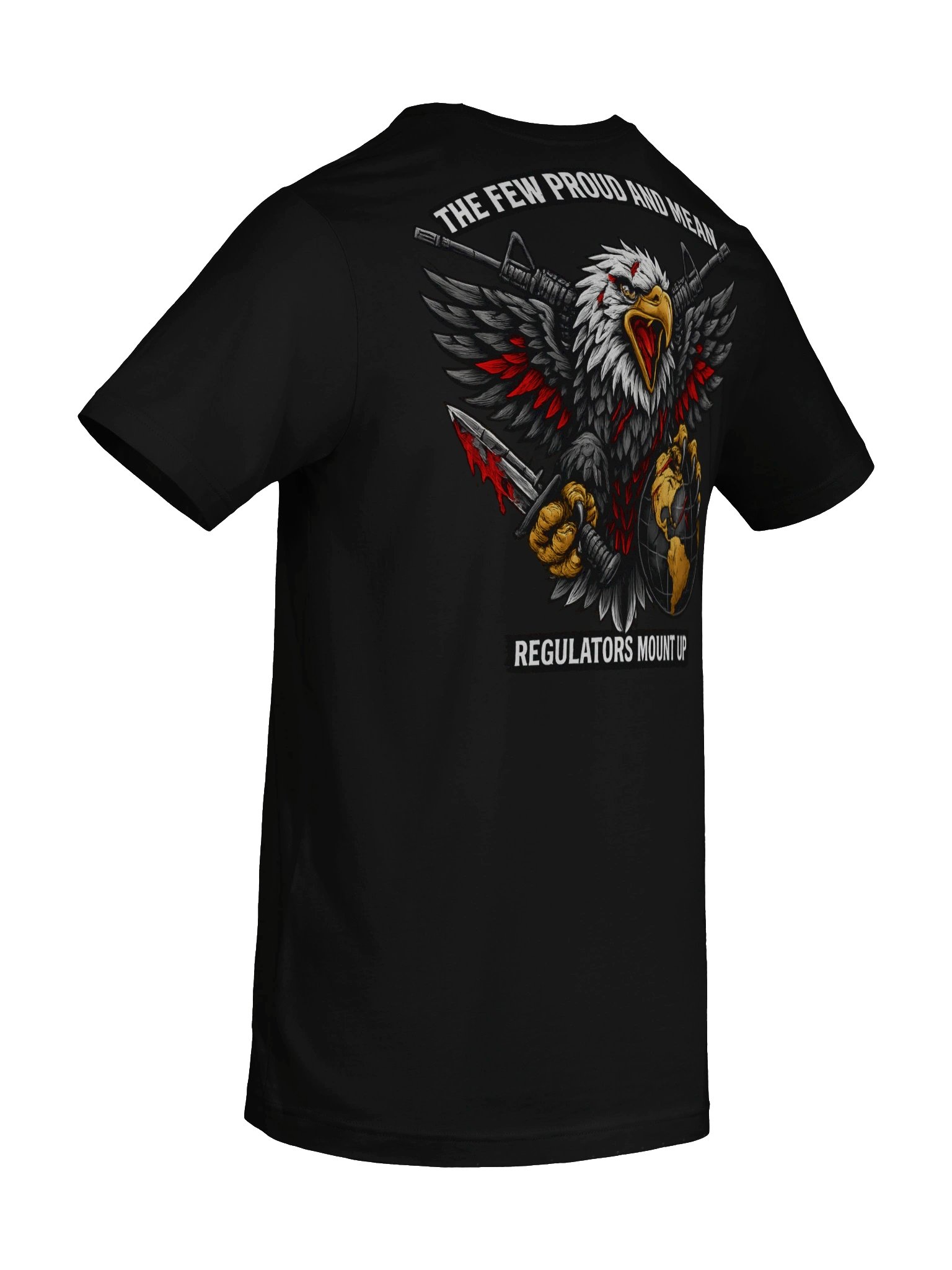 The Few Proud and Mean / Regulators Mount Up USMC Tee product image (10)