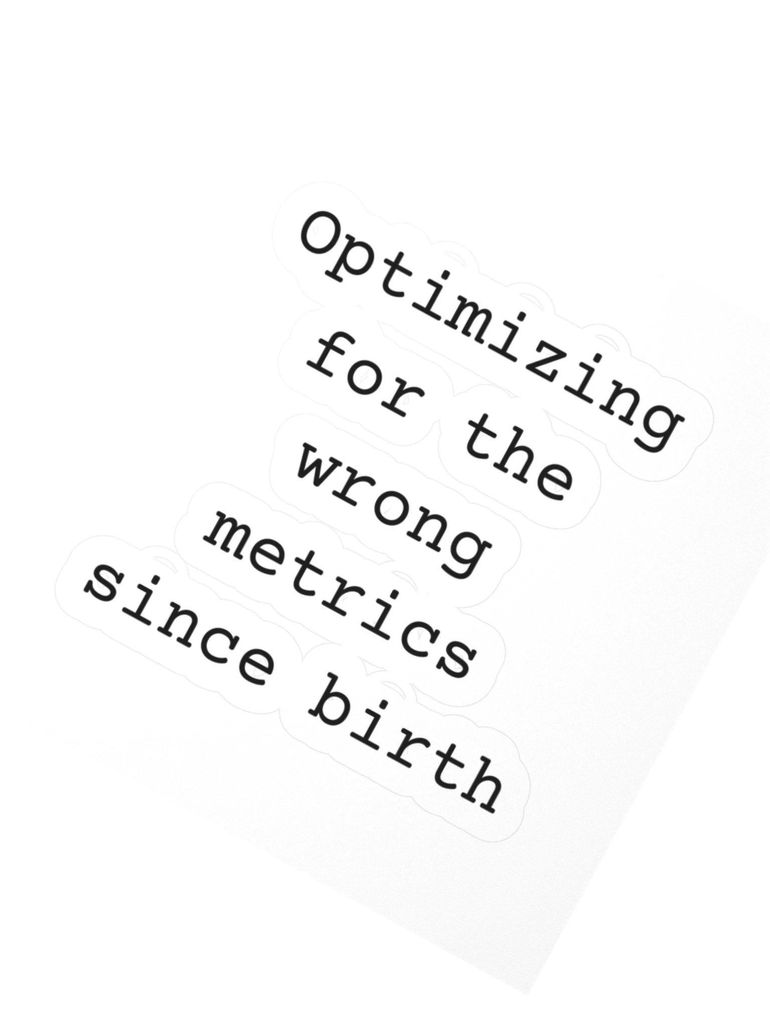 Optimizing for the wrong metrics since birth product image (2)