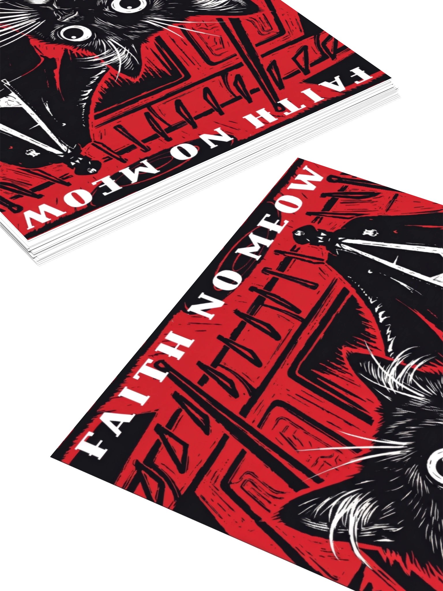 FAITH NO MEOW COOPER STICKER product image (11)