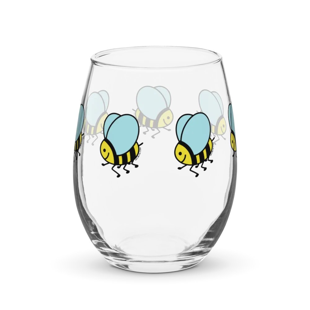 Basic Bee Wine Glass product image (2)