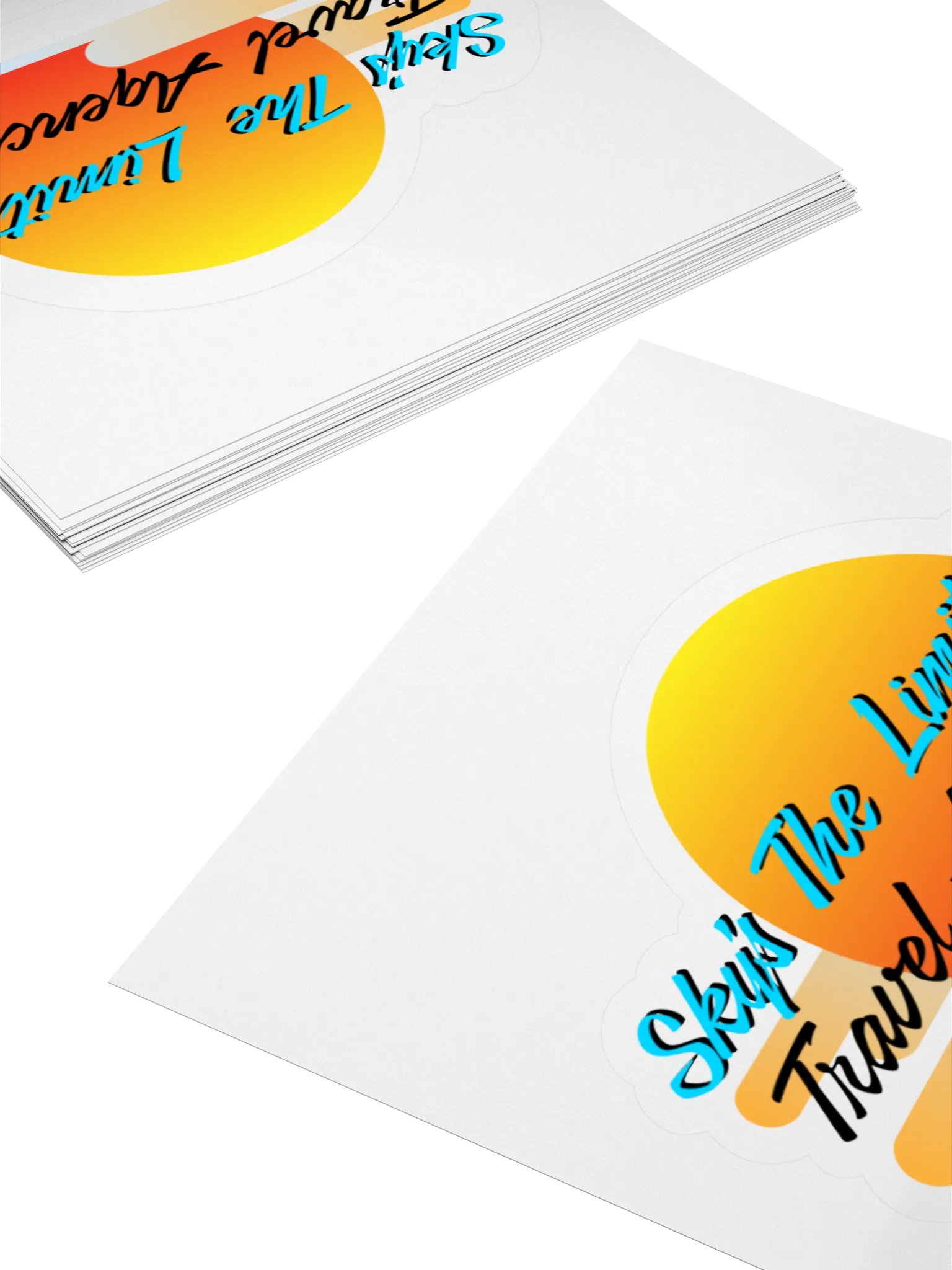Sky's The Limit Travel Agency Sticker product image (4)