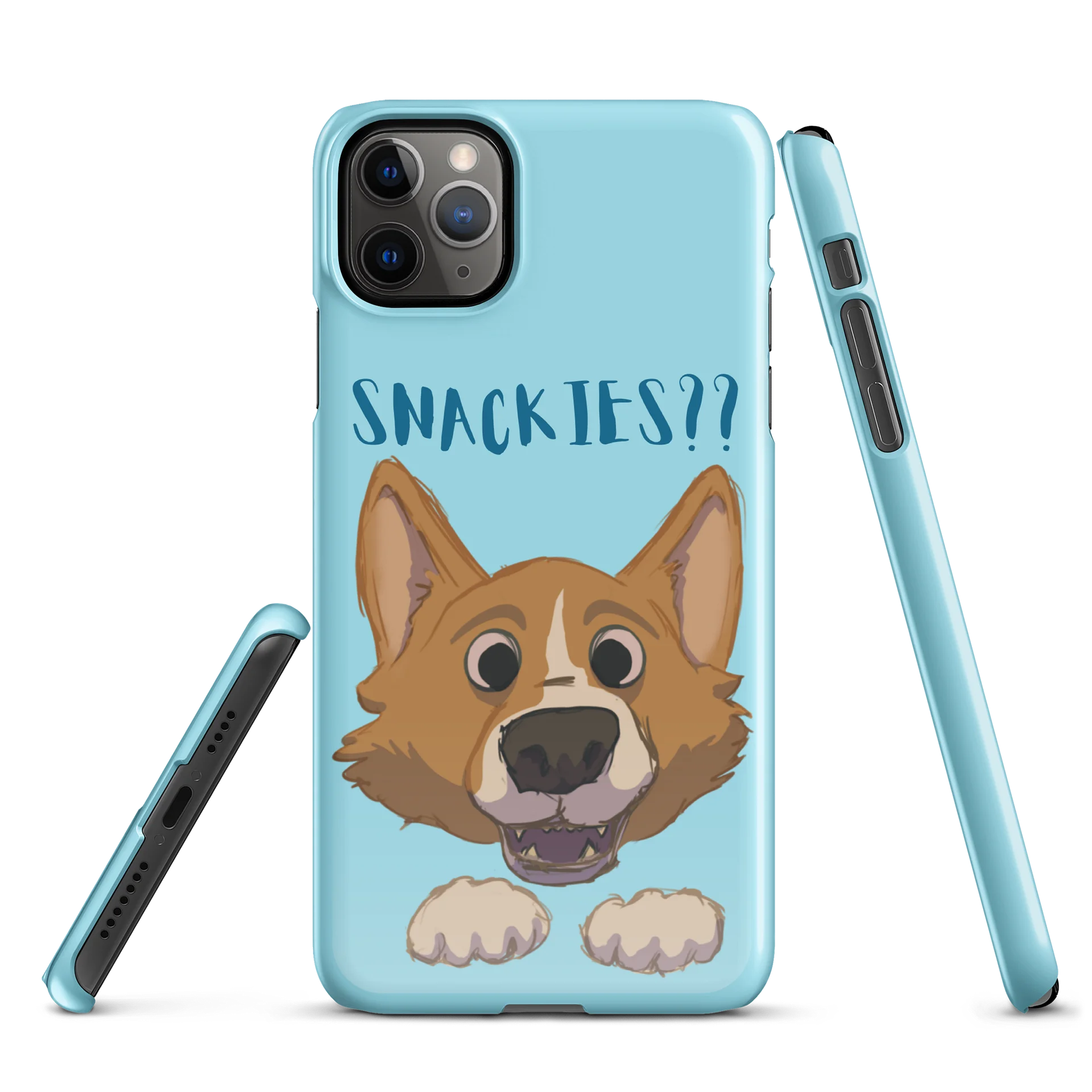 "Snackies?" Corgi Snap Case product image (5)