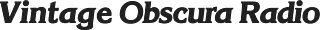 Vintage Obscura Radio - Store