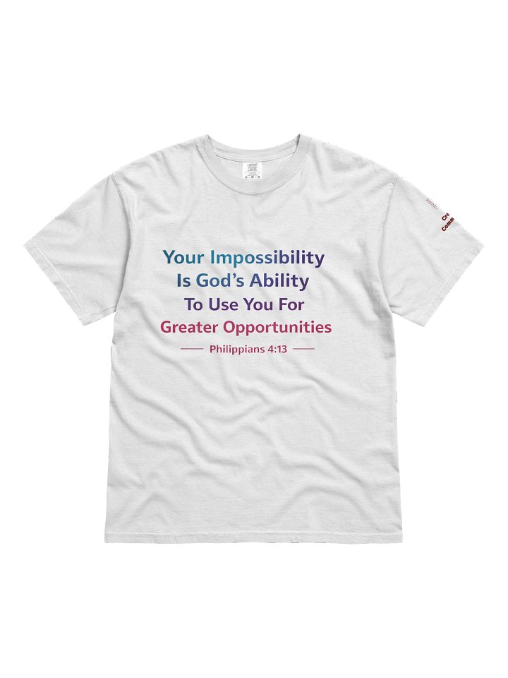 Impossibility Philippians 4:13 Shirt product image (5)