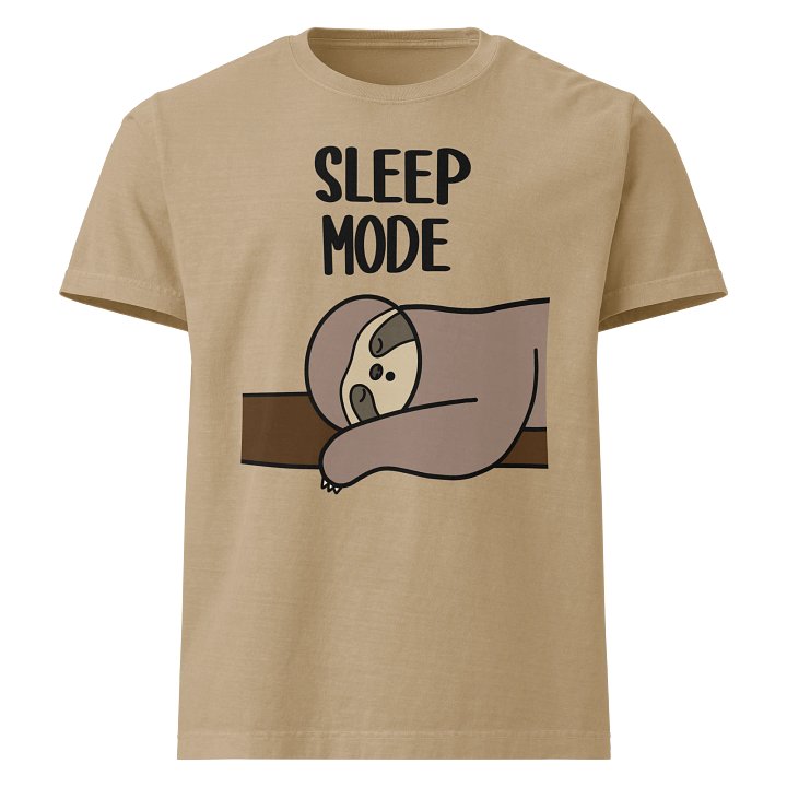 Sleep mode Sloth Oversized Tee product image (2)